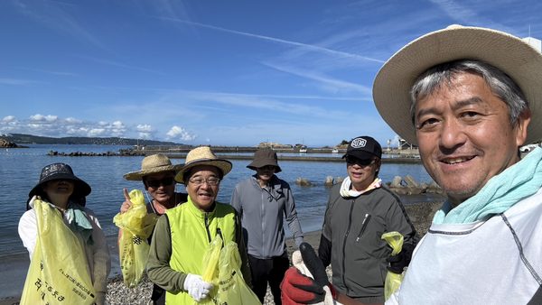 【清掃活動】椿海水浴場クリーンナップ大作成